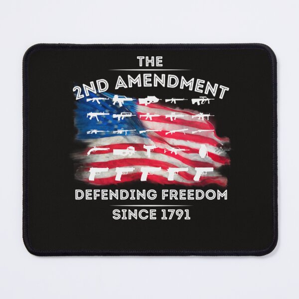 Item preview, Second Amendment Defending Freedom White Text designed and sold by SuryaGandhi.