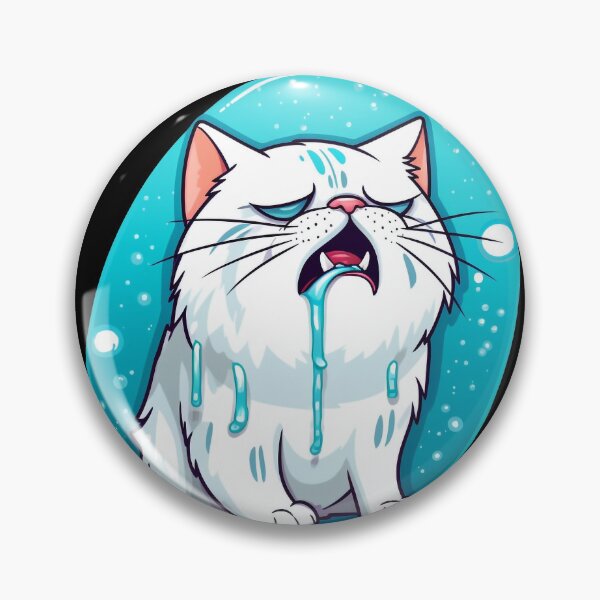 Item preview, Lo siento, no puedo, mi gato me necesita - Gato llorando un río y derritiéndose por las lágrimas designed and sold by NapNapSleeper.