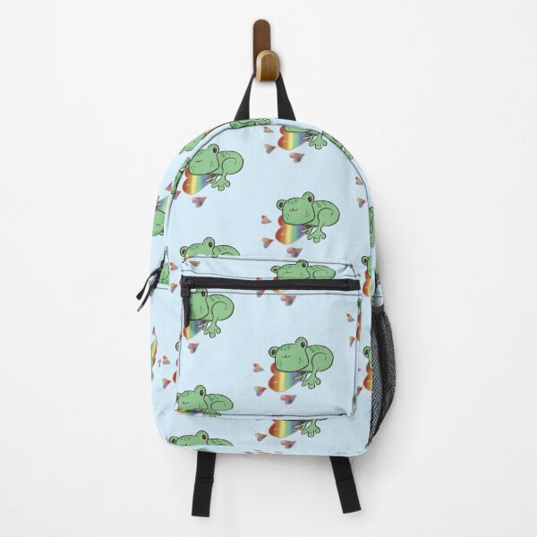 Item preview, Pride Frog | Rainbow Flag Pride Frog | Rainbow Hearts | Love is Love designed and sold by JadedLilacsArt.