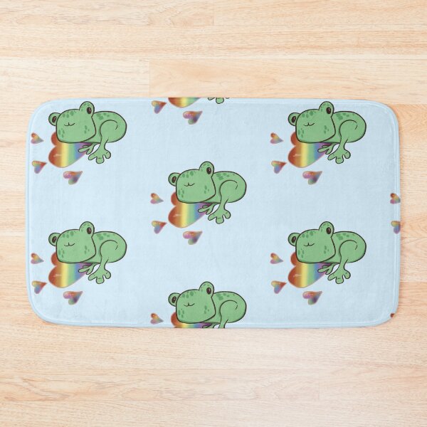 Item preview, Pride Frog | Rainbow Flag Pride Frog | Rainbow Hearts | Love is Love  designed and sold by JadedLilacsArt.