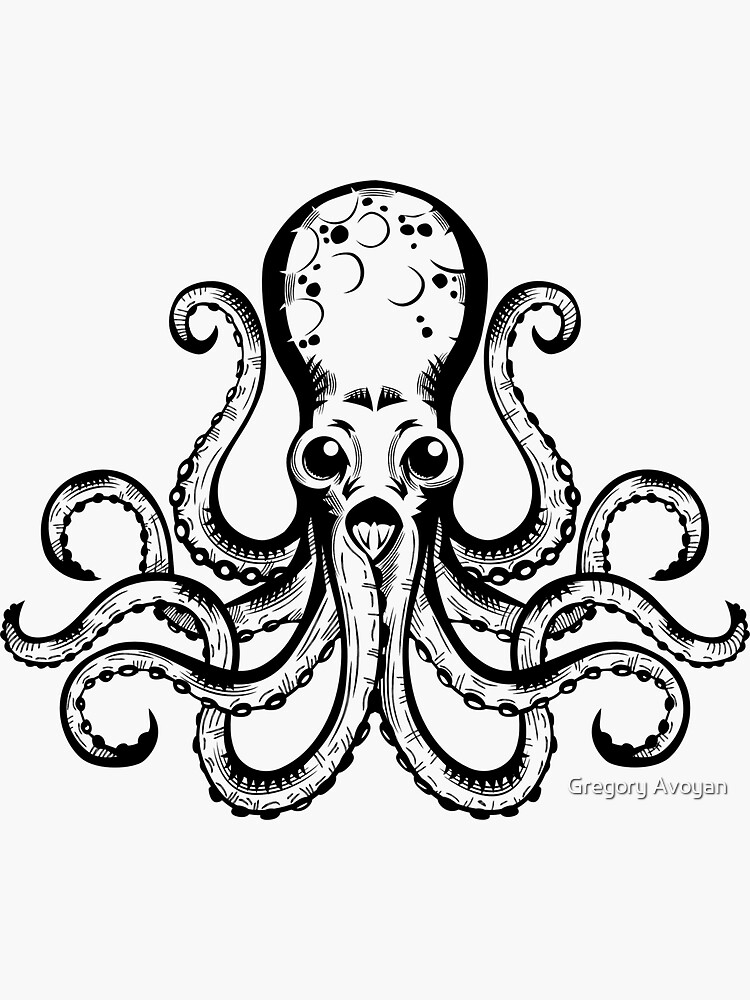 Alien Octopus by G-Avoyan