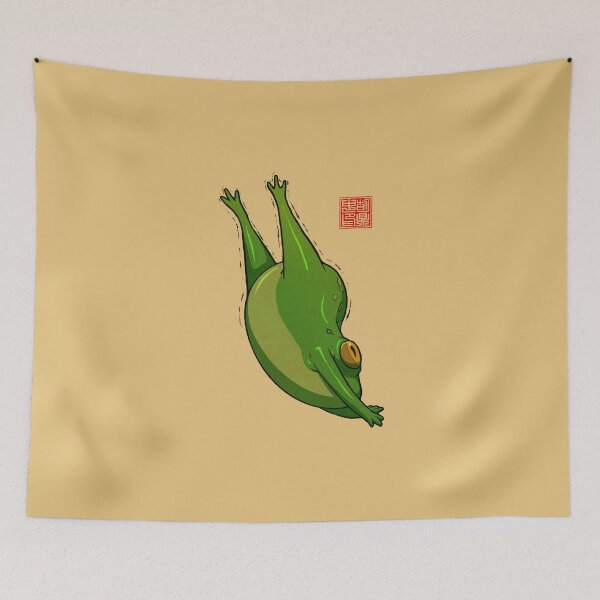 Item preview, Frog Cat Stretch designed and sold by DingHuArt.
