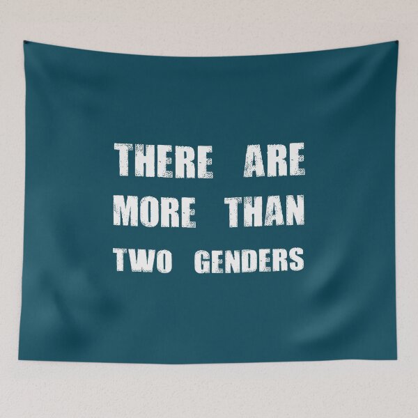 Item preview, There Are Only 2 Genders - Typography Artwork designed and sold by funnyhalloween.