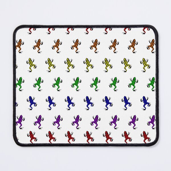Item preview, Rainbow Poison Dart Frogs Climbing designed and sold by CraftyCaverns.