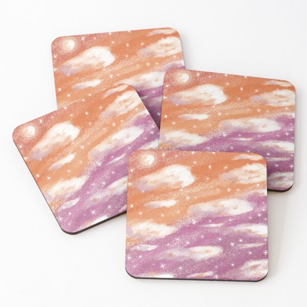 Item preview, Red, Pink, Orange and Purple Sky / Lesbian Pride designed and sold by SavannahLilyDesigns.