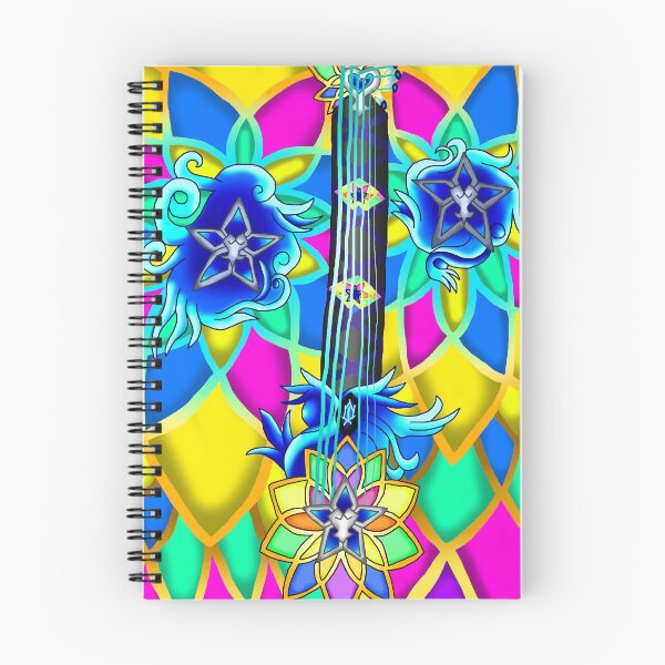 Item preview, Fusion Keyblade Guitar #154 - Nightmare's End Reality Shift & Brightcrest designed and sold by FieryWindWaker.