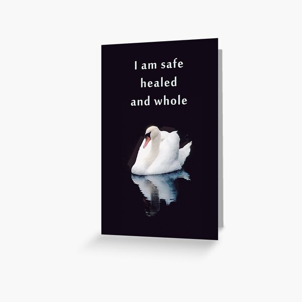 healing greetings card Greeting Card