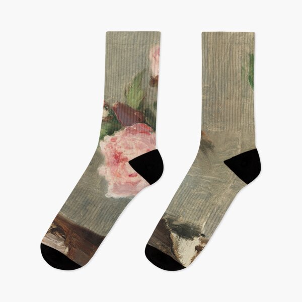 Item preview, Aesthetic peonies painting by Berthe Morisot under CC0 license. designed and sold by paulo silveira.