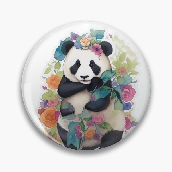 Item preview, hyper realistic panda painting designed and sold by tori-s02.