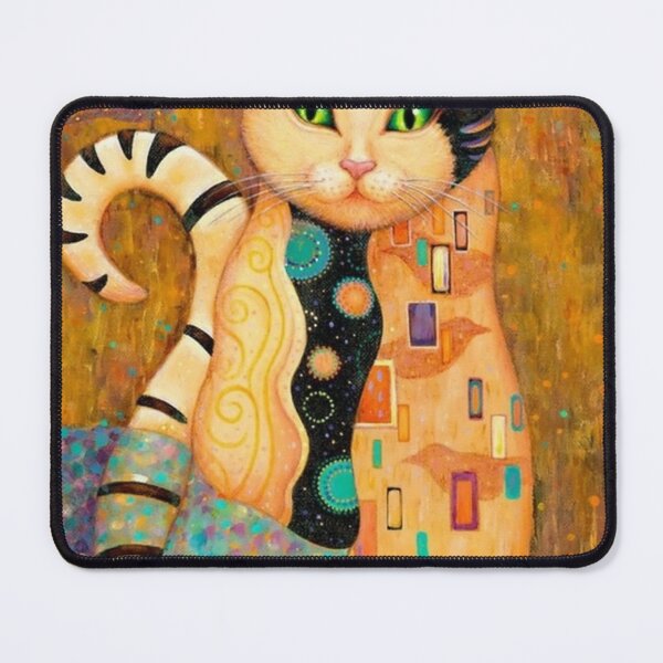 Item preview, Gustave klimt Cat T-Shirt designed and sold by Obsid1anking.