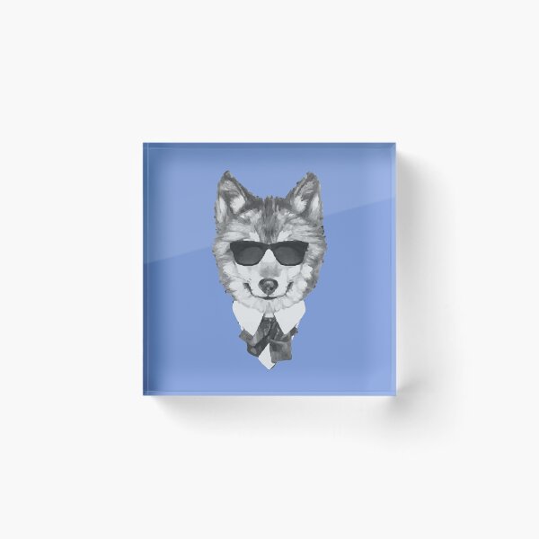 Item preview, Cool Cute Wolf Design Wolf Art Print Arctic Wolf Lover Charm Wolf Party Gifts designed and sold by TeesByDesign.