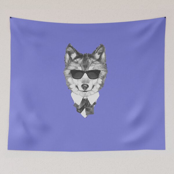 Item preview, Cool Cute Wolf Design Wolf Art Print Arctic Wolf Lover Charm Wolf Party Gifts designed and sold by TeesByDesign.