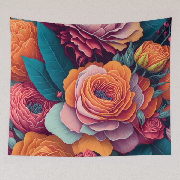 Item preview, Floral Delights 1: Intricate Illustrations and Vibrant Colors designed and sold by Nustudios.