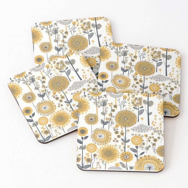 Item preview, Folk art dandelions  designed and sold by Hilary Thwaites.