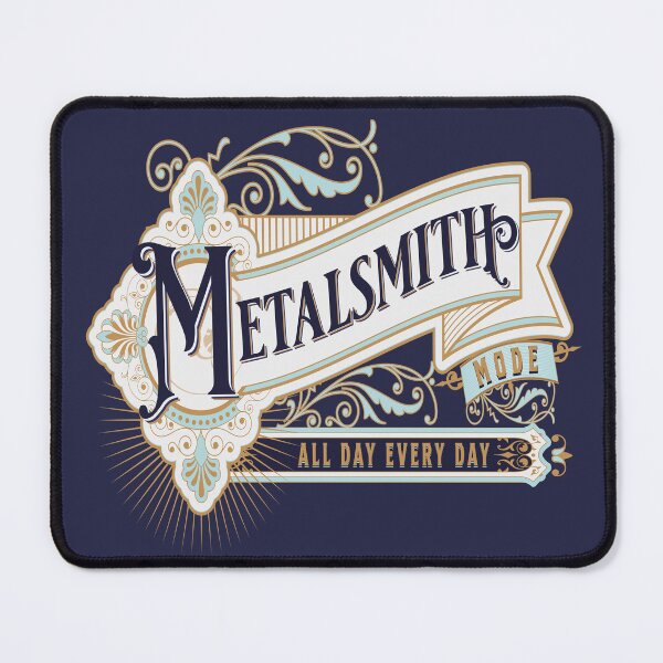 Item preview, Metalsmith gift merch ornamental leaves elegant victorian design designed and sold by MetalicBabe.