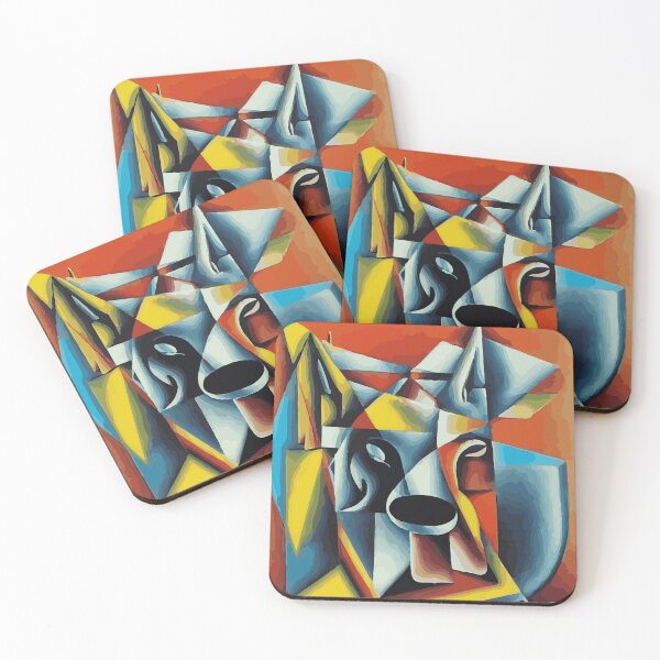 Item preview, Colourful dog abstract digital art  designed and sold by LordEngy.