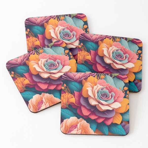 Item preview, Floral Delights 10: Intricate Illustrations and Vibrant Colors designed and sold by Nustudios.