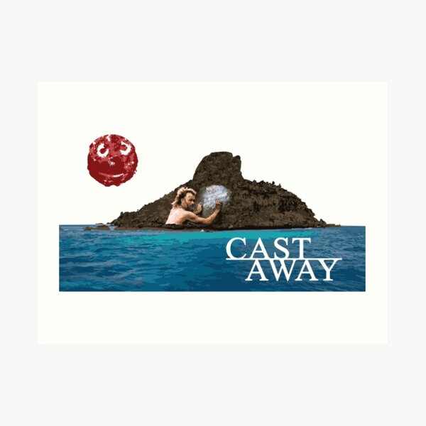 CAST AWAY Art Print for Sale by LELE MOVIEPROJECT