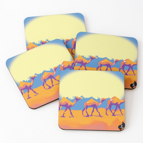 Item preview, Wandering Camels (abstract form art) designed and sold by artofayaz.
