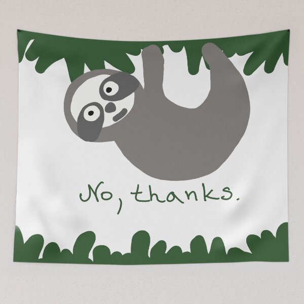 Item preview, Lazy sloth designed and sold by Malvamalu.