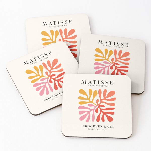 Item preview, Matisse Papiers Découpés Pink Yellow Orange Red designed and sold by ahumbleconcept.
