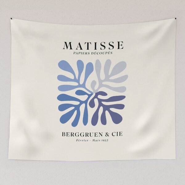 Item preview, Matisse Papiers Découpés Shades Of Blue designed and sold by ahumbleconcept.