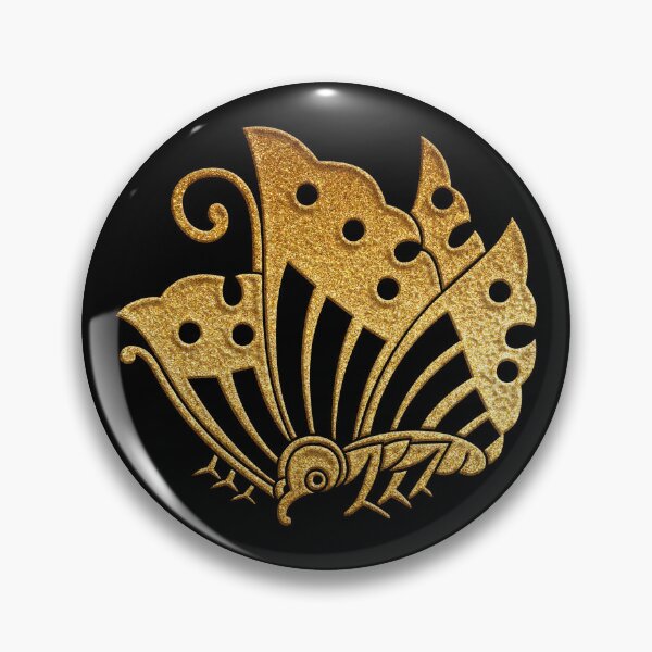 Item preview, Gold Yoroi Agehacho Kamon designed and sold by Takeda-art.