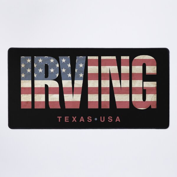 Item preview, Irving Texas Vintage American Flag Design designed and sold by Futurebeachbum.