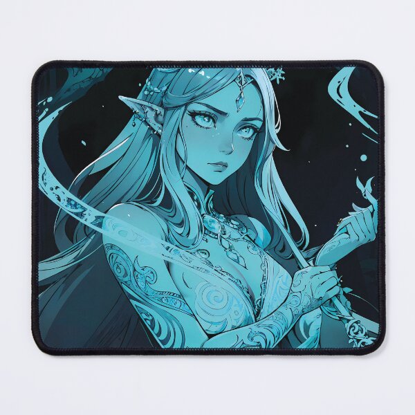 Item preview, Enchanting Blue Elf Sorceress designed and sold by ByteyCreatives.