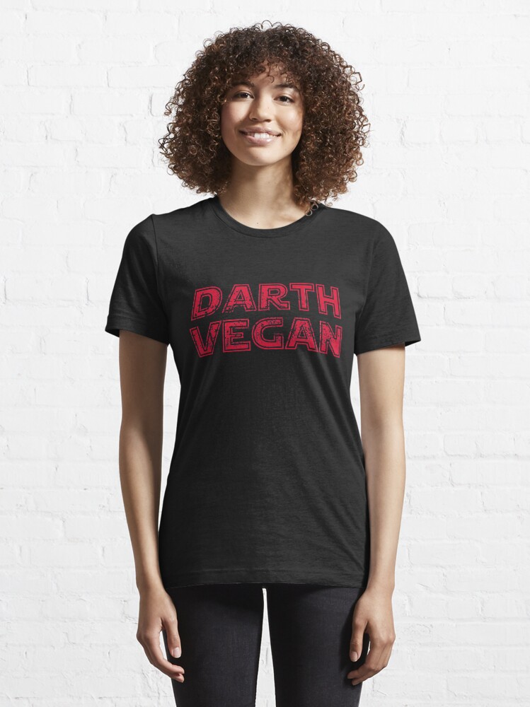 Alternate view of Darth Vegan - Funny Go Vegan Quote Gift Essential T-Shirt