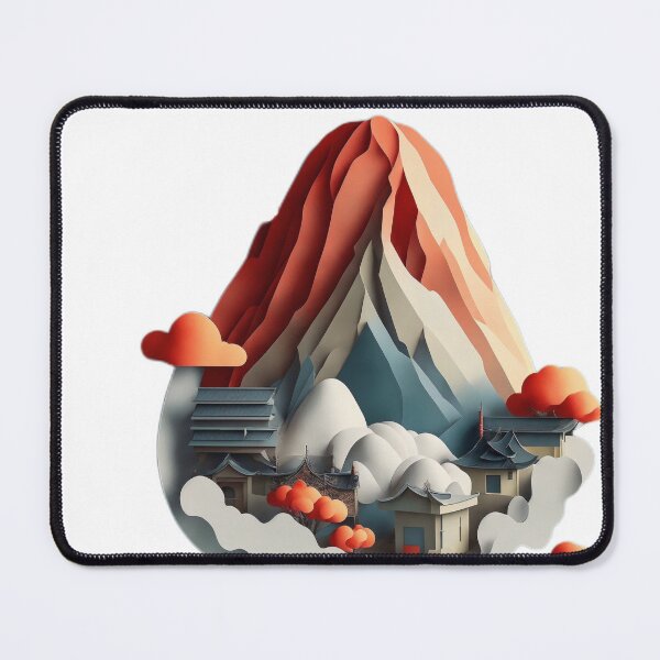 Artikelvorschau, Whimsical Chinese Isometric Paper: Vibrant Colours, Circular Design, and Lunar Beauty entworfen und verkauft von RedArtG09.