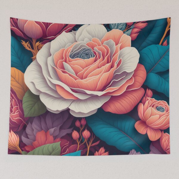 Item preview, Floral Delights 12: Intricate Illustrations and Vibrant Colors designed and sold by Nustudios.