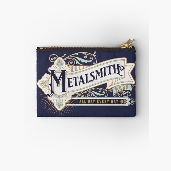 Item preview, Metalsmith gift merch ornamental leaves elegant victorian design designed and sold by MetalicBabe.