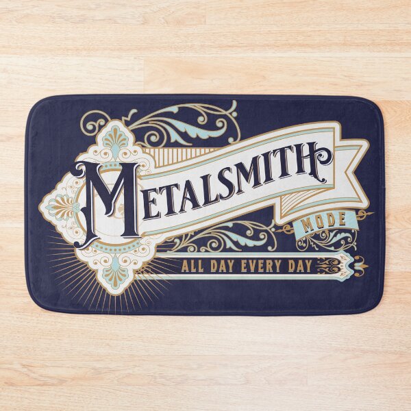 Item preview, Metalsmith gift merch ornamental leaves elegant victorian design designed and sold by MetalicBabe.