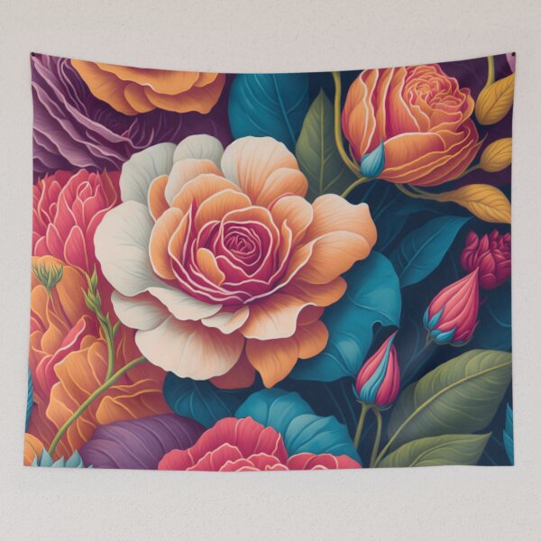 Item preview, Floral Delights 13: Intricate Illustrations and Vibrant Colors designed and sold by Nustudios.