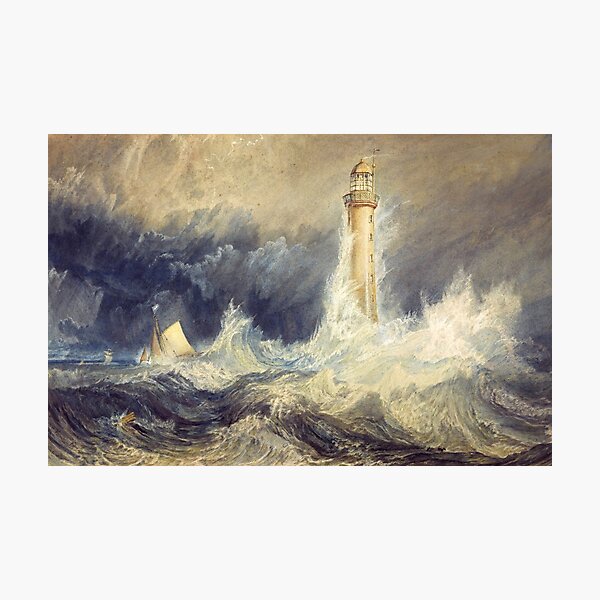 Item preview, Joseph Mallord William Turner "Bell Rock Lighthouse" designed and sold by Alexandra Dahl.