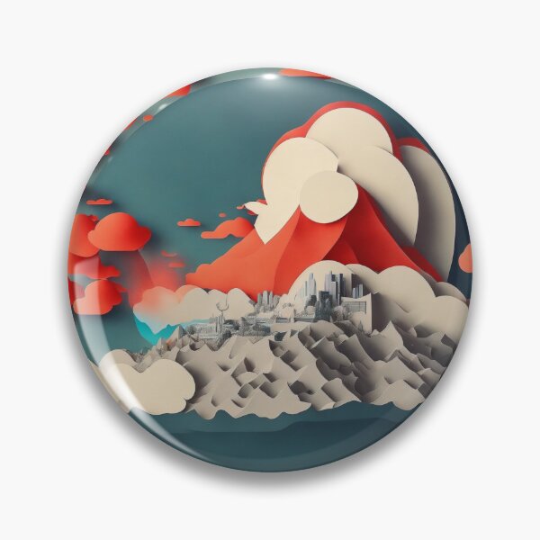 Artikelvorschau, Isometric Paper in Chinese Style: Traditional House, Vibrant Colours, and Celestial Moon entworfen und verkauft von RedArtG09.