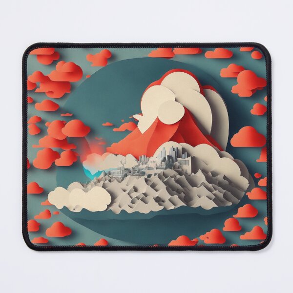 Artikelvorschau, Isometric Paper in Chinese Style: Traditional House, Vibrant Colours, and Celestial Moon entworfen und verkauft von RedArtG09.