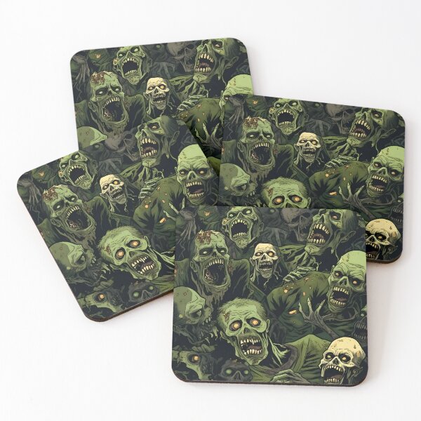 Item preview, Rise of the Undead: Zombie Horde Pattern designed and sold by SweetRepeat.