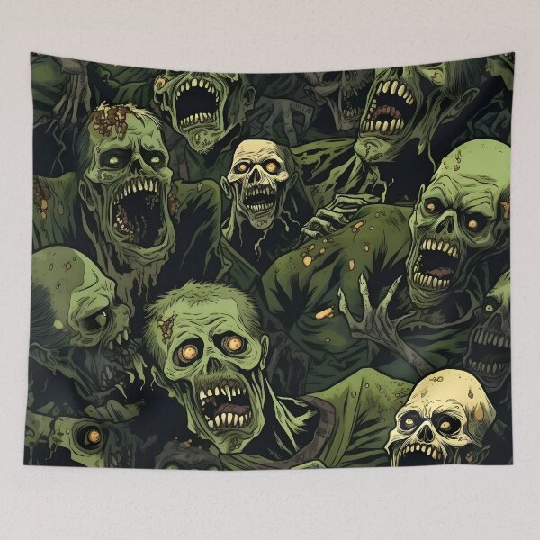 Item preview, Rise of the Undead: Zombie Horde Pattern designed and sold by SweetRepeat.
