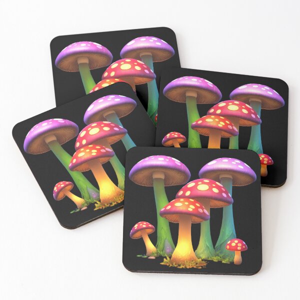 Item preview, Glow in the dark mushrooms | Fungi night light | Bioluminescent mushrooms designed and sold by IndigoTides.