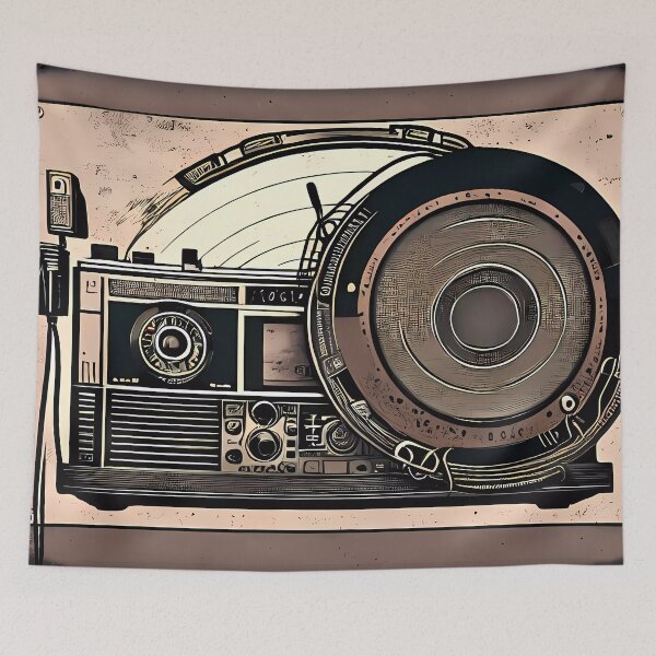 Item preview, Sonorous Retro Revival designed and sold by Transelasticart.