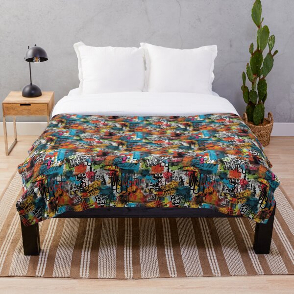 Item preview, Graffiti Street Art Collage - Urban-inspired Designs, Vibrant Colors designed and sold by KaleidoCreation.