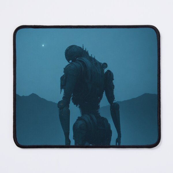 Item preview, Humanoid Android Robot Guarding the Night in a Lake designed and sold by ArtemExpressio.