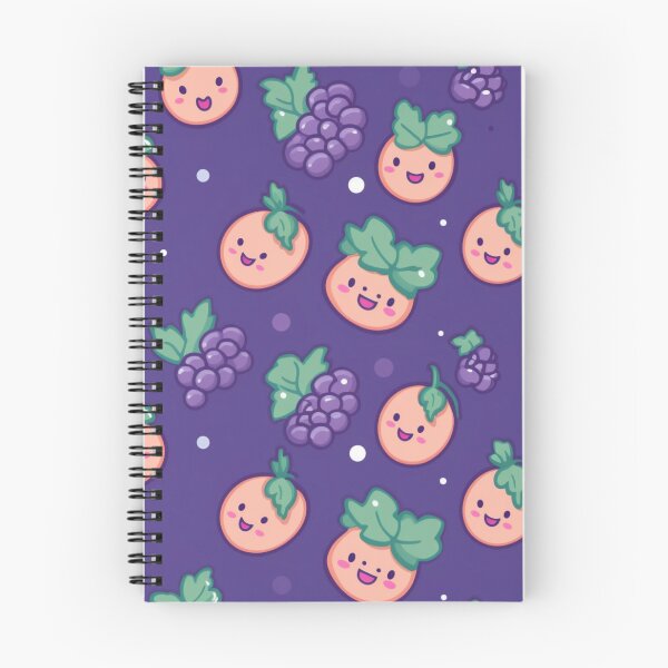 Item preview, Sweet cute grape pattern in purple background designed and sold by imagenia.
