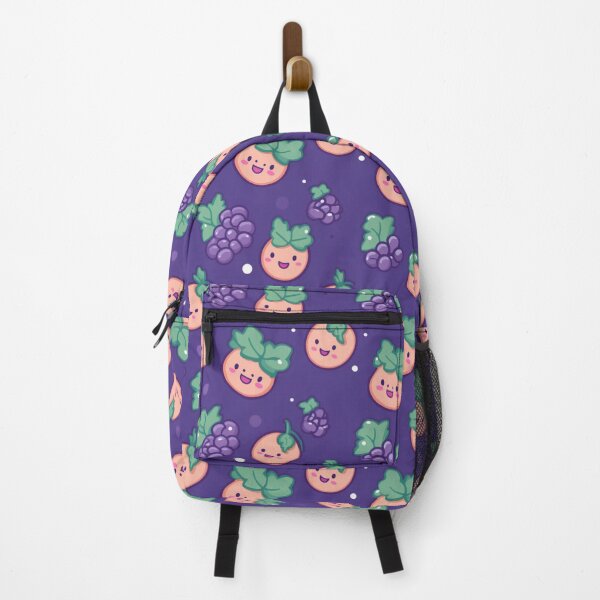 Item preview, Sweet cute grape pattern in purple background designed and sold by imagenia.