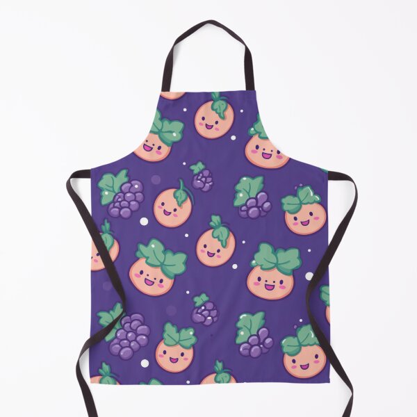 Item preview, Sweet cute grape pattern in purple background designed and sold by imagenia.