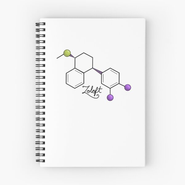 Item preview, Zoloft Chemical Structure  designed and sold by EmyBeeDesigns.