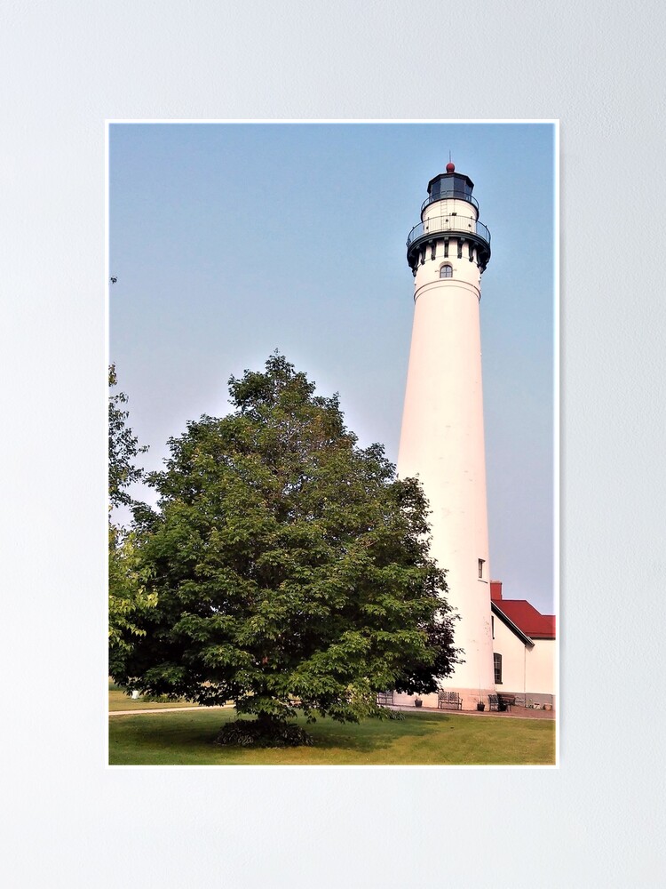 Thumbnail 1 of 3, Poster, Lighthouse with Tree designed and sold by mlsflamingo.