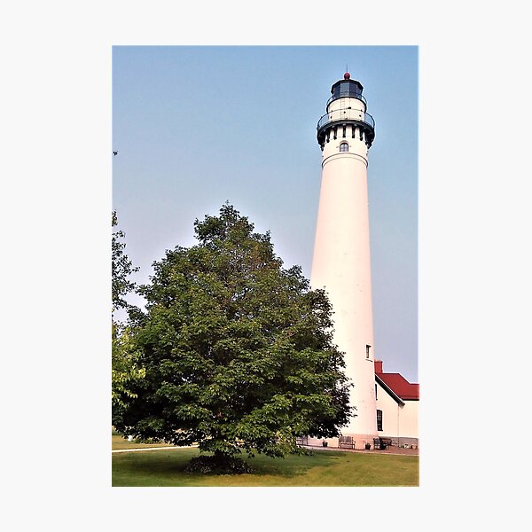Item preview, Lighthouse with Tree designed and sold by Scott and Mary Schneider art_photography.